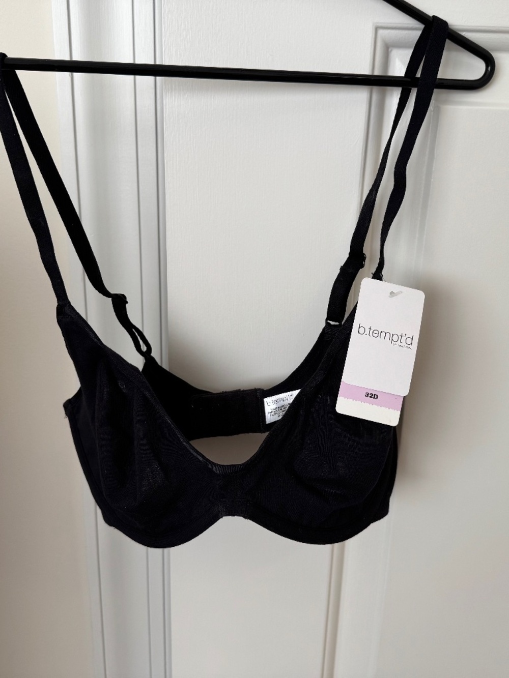 B.tempt'd By Wacoal 951272 Women's Cotton To A Tee Plunge Contour Bra